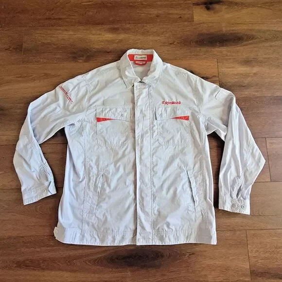 Exxon Mobil Chemical Jacket 3XL U Protec Static Huizhou Plant Zip Snap NICE